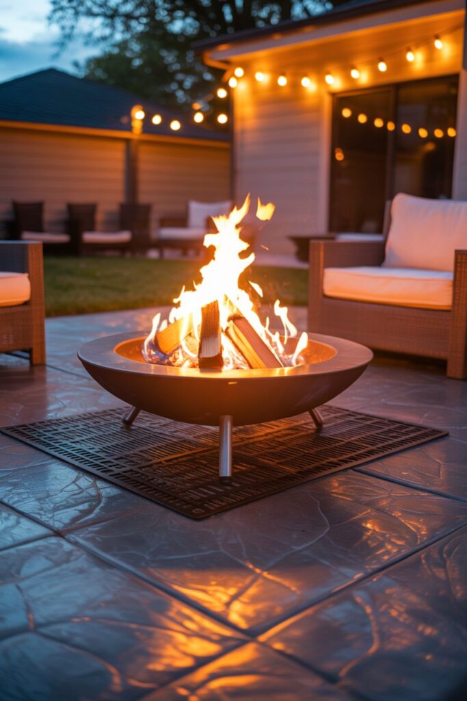 Can You Build a Fire Pit on a Concrete Patio?