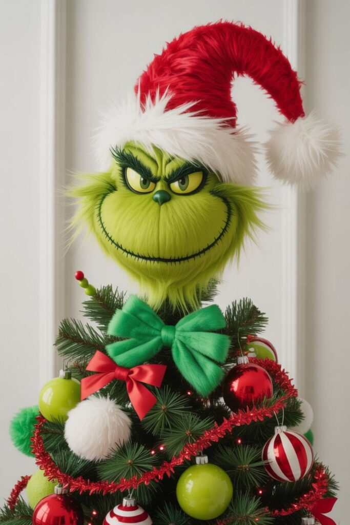 Best Grinch Christmas Tree Ideas for a Fun Holiday Look 2 Grinch Tree Topper Ideas That Make a Statement