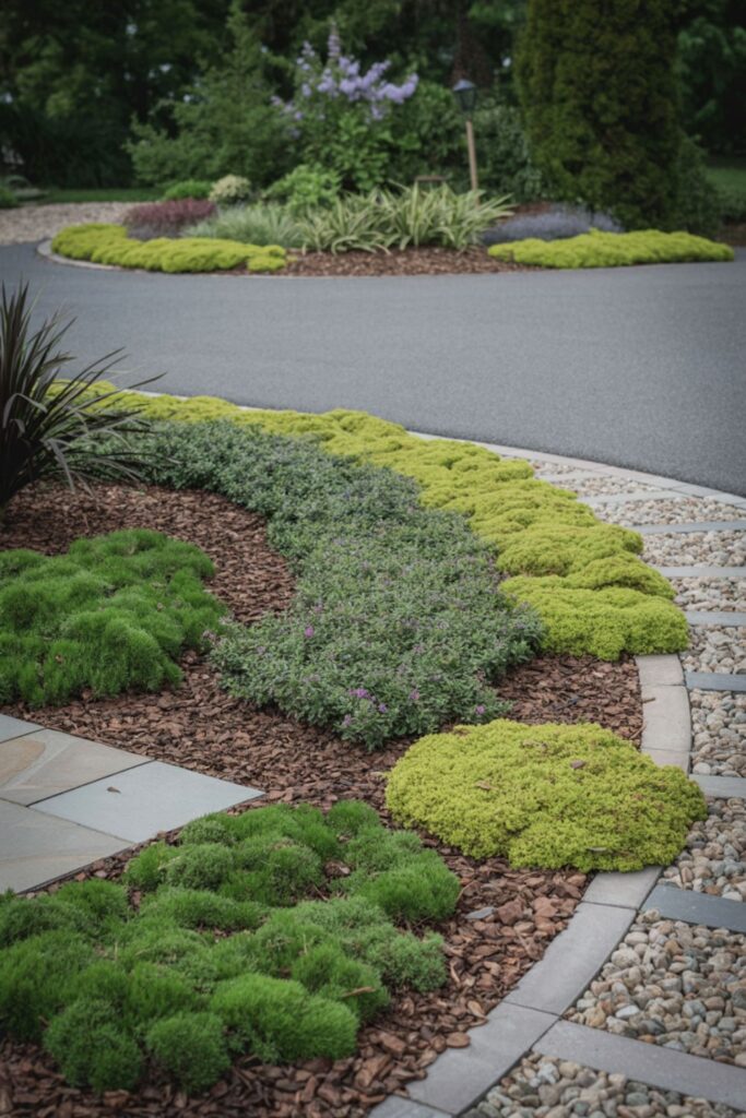 20+ Driveway Landscaping Ideas for Stunning Curb Appeal 4 What Ground Cover Options Prevent Weeds?