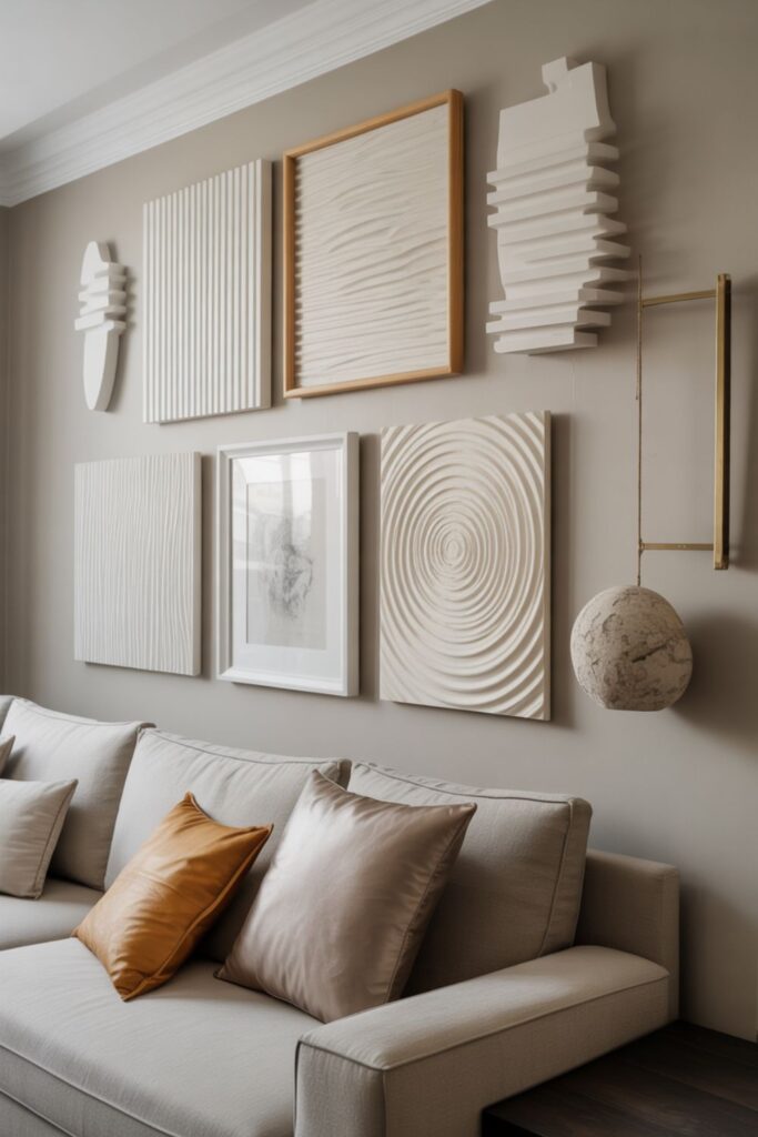 25+ Creative Wall Art Ideas to Transform Blank Walls 4 ow Can You Incorporate Texture and Dimension in Wall Art?