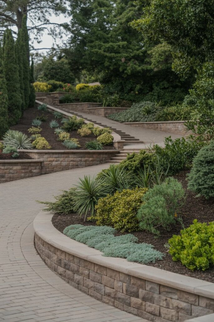 20+ Driveway Landscaping Ideas for Stunning Curb Appeal 5 How Do You Landscape Steep Driveway Slopes?