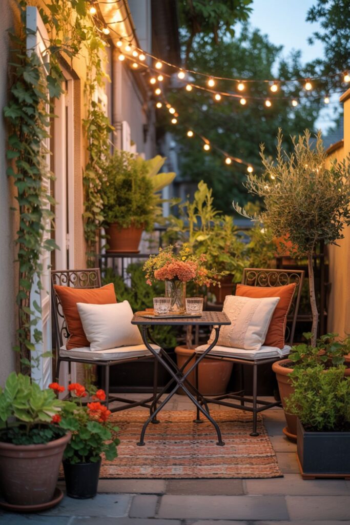 25+ Cozy Outdoor Living Space Ideas for a Relaxing Backyard 5 How Do You Make a Small Patio Feel Cozy?