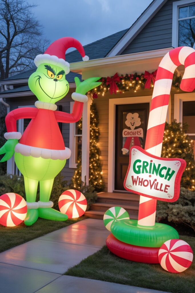 Best Grinch Christmas Tree Ideas for a Fun Holiday Look 5 Outdoor Grinch Christmas Decoration Ideas