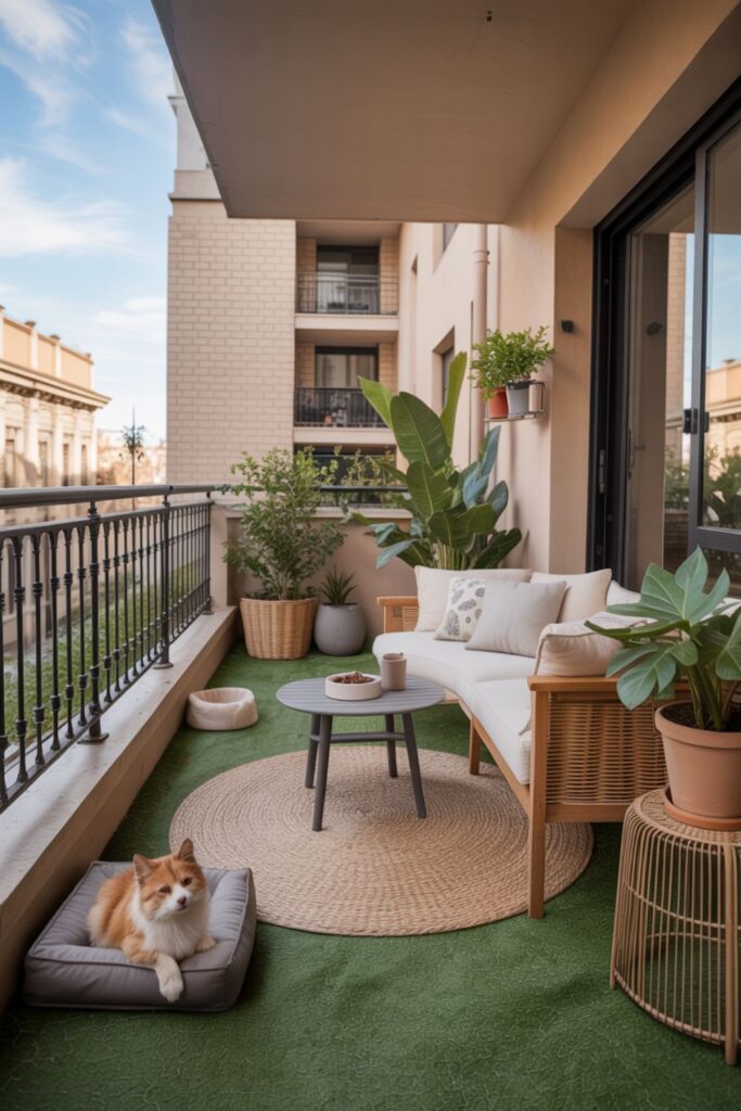 23+Patio Decorating Ideas Apartments for styling outdoor 5 How Do You Make Apartment Patios Pet-Friendly?
