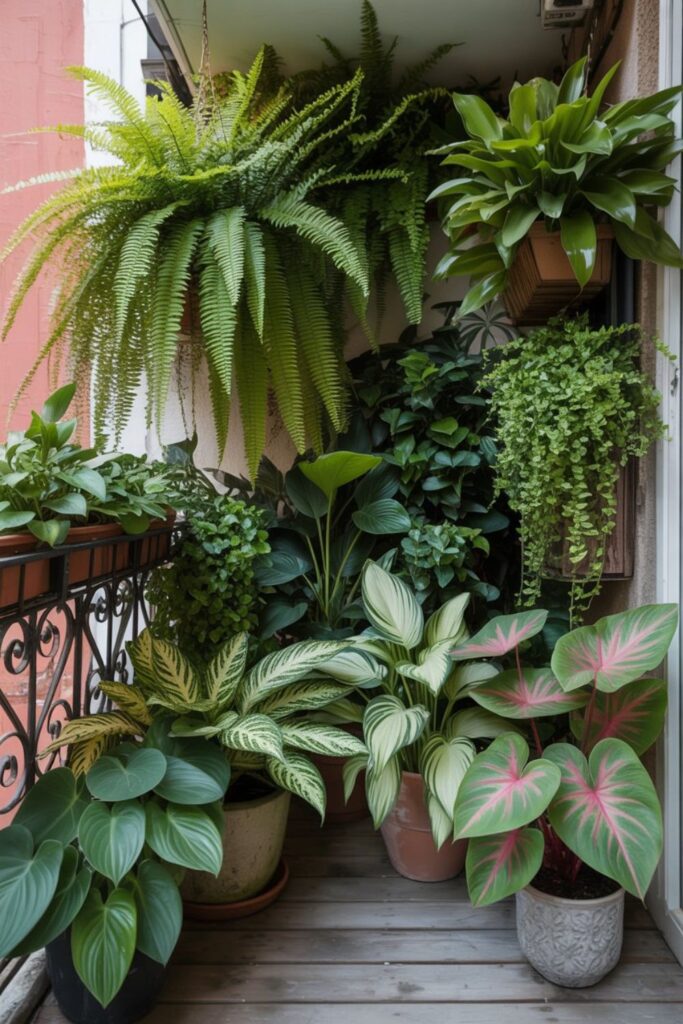 24+ Small Balcony Garden Ideas for a Green Retreat 3 What Plants Work for Shady Balconies?