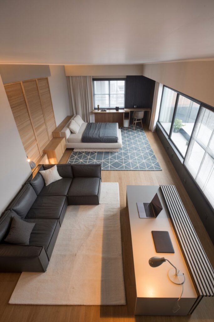 Small Space Living Designs, Organization And Space-Saving Ideas 3 How Do You Create Zones in Studio Apartments?