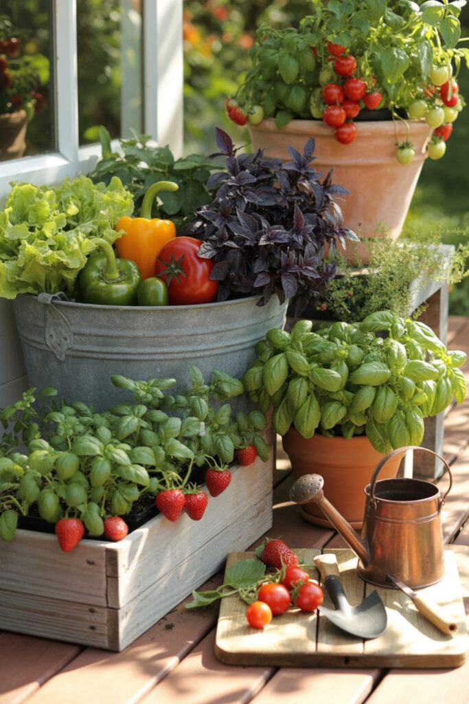 27+ Summer Garden Planter Ideas for Stunning Outdoor Displays 3 Edible Garden Planter Ideas for Summer Harvests