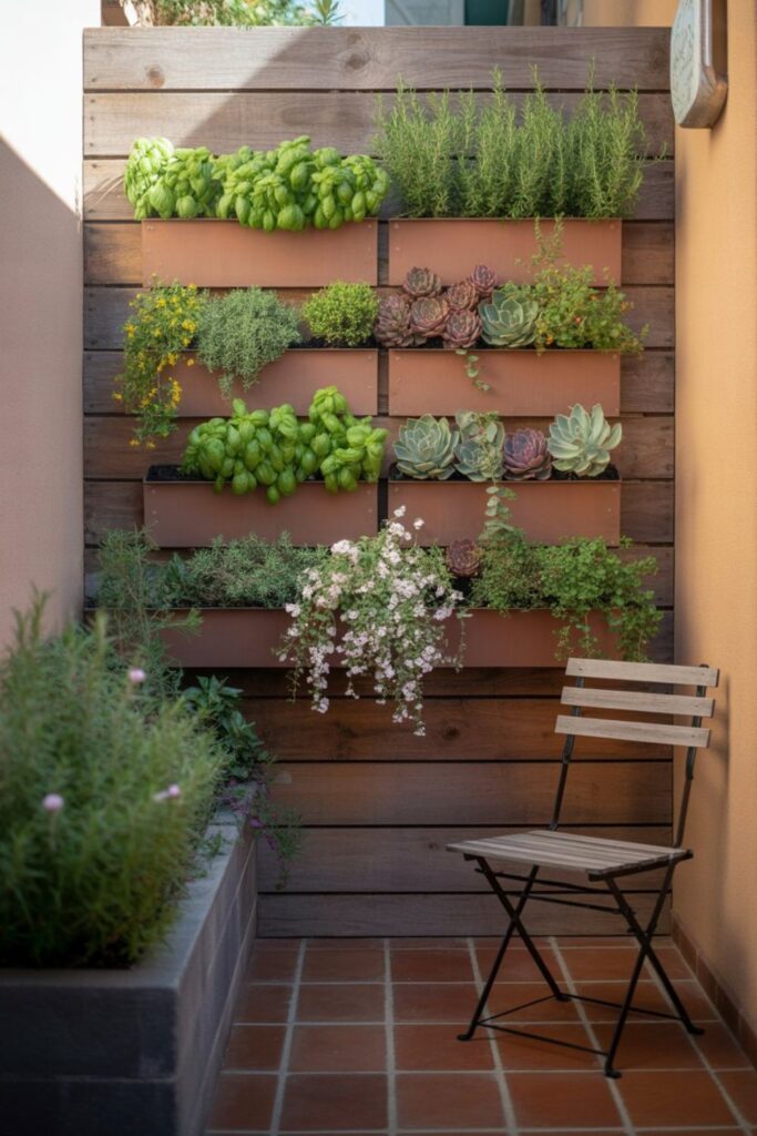 24+ stunning Small Patio Ideas to Maximize Your Outdoor Space 2 Vertical Gardening Solutions for Tiny Patios