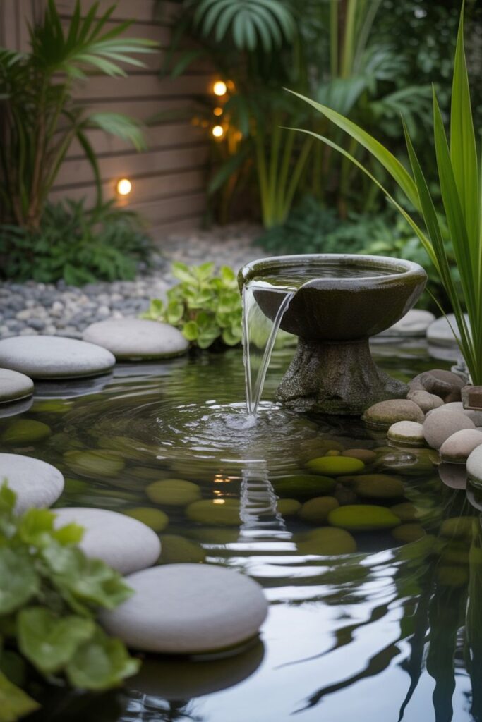 Stunning Garden Decoration Ideas Outdoor for a Paradise-Like Space 3 Adding Water Features for Tranquil Ambiance