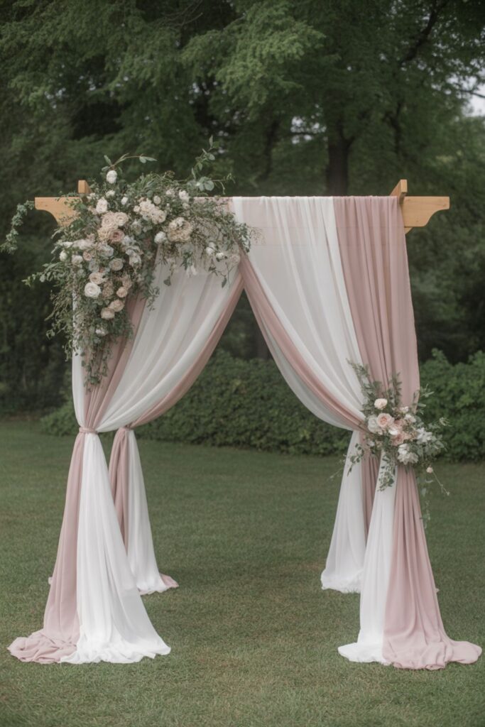 Garden Arch Decorating Ideas for Stunning Focal Points 2 What Are the Best Fabric Draping Ideas for Garden Arches?