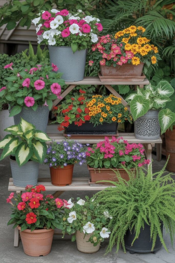 Potted Flower Garden Landscapes For Beautiful Container 3 Best Flowering Plants for Different Light Conditions