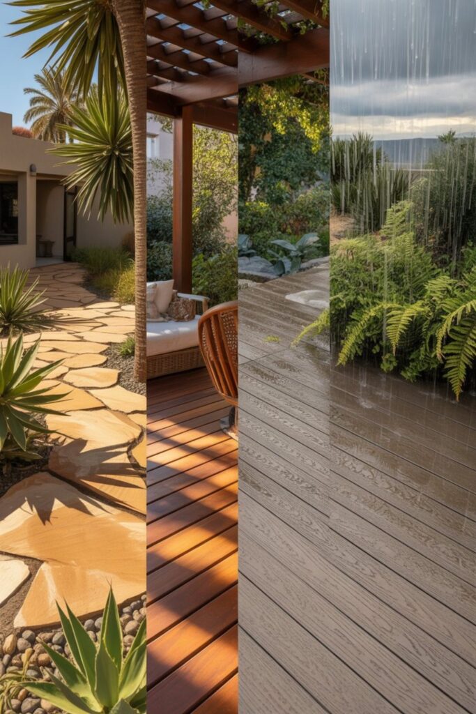 Backyard Patio Designs Ideas for Better Outdoor Living 2 What Are the Best Patio Materials for Different Climates?