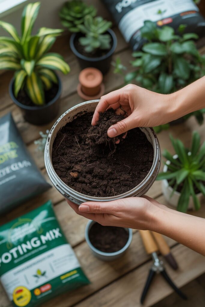 25+Small Potted Garden Ideas 2 Choosing the Perfect Potting Mix for Container Success