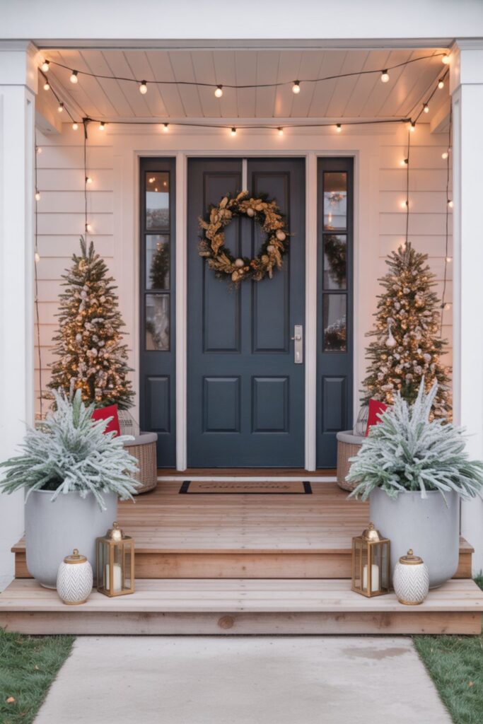 Best Christmas Front Porch Ideas for Stunning Curb Appeal 5 What Christmas Front Porch Trends Are Popular This Year?