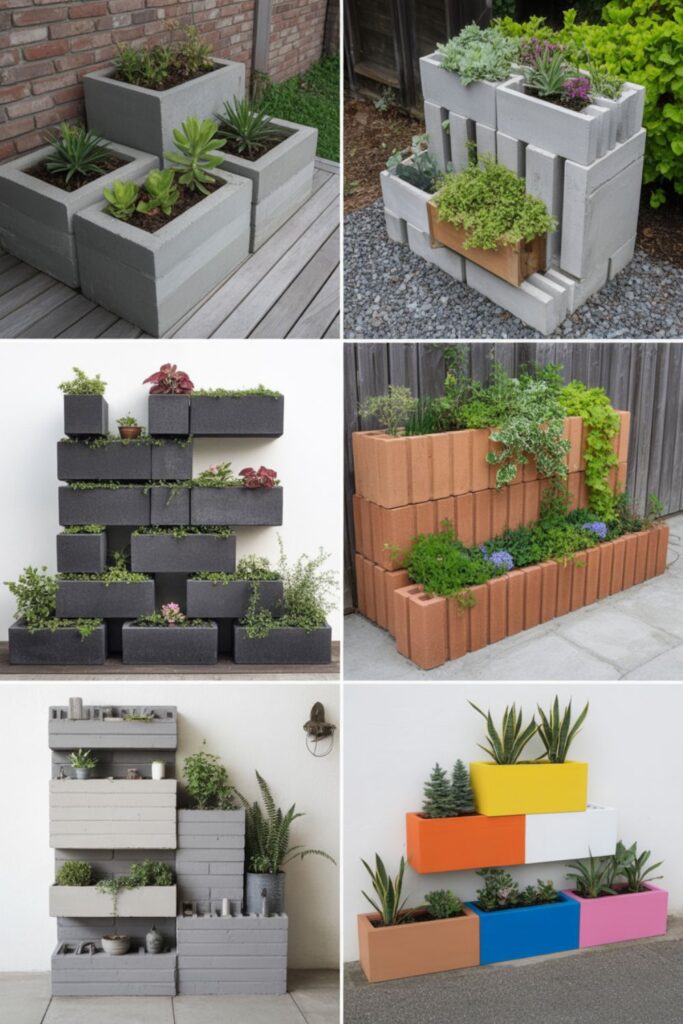 15+ Cinder Block Garden Planters Ideas for a Stunning Yard 3 Design Variations and Styles