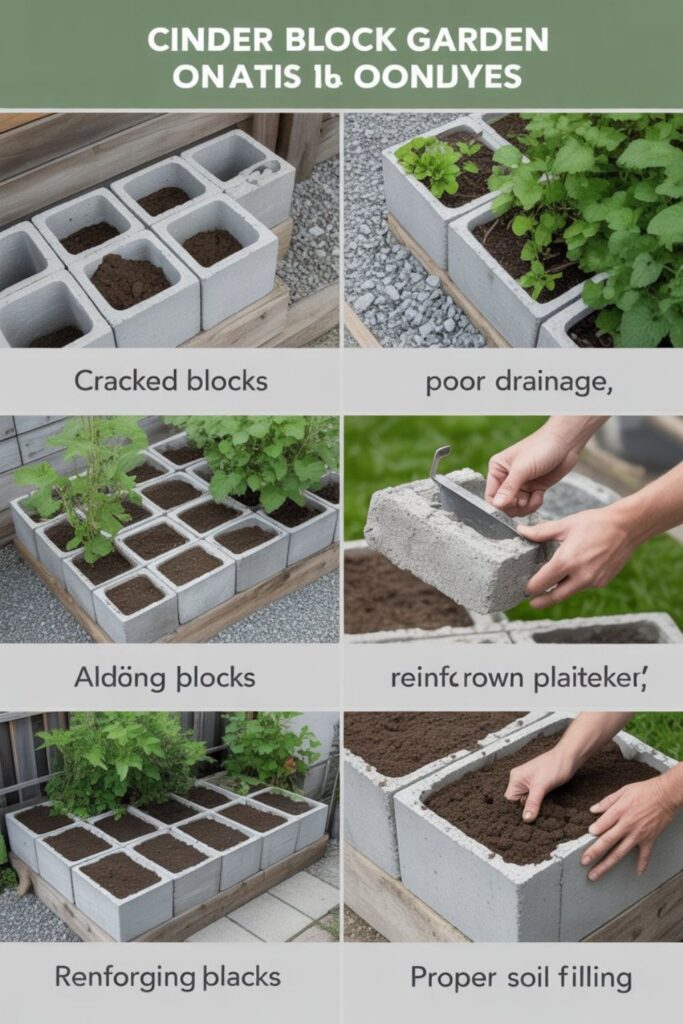 20+ Cinder Blocks Garden Ideas for Any Yard 4 Common Problems and Solutions in Cinder Blocks Gardens