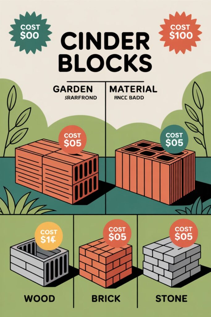 25+ Creative Garden Cinder Block Ideas 5 Cost Comparison: Cinder Blocks vs Other Garden Materials