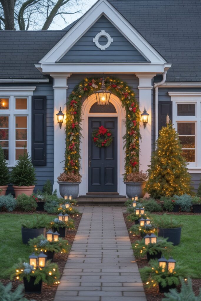 Best Christmas Front Garden Ideas for your remarkable home 3 How Can You Create Stunning Focal Points in Your Front Garden?