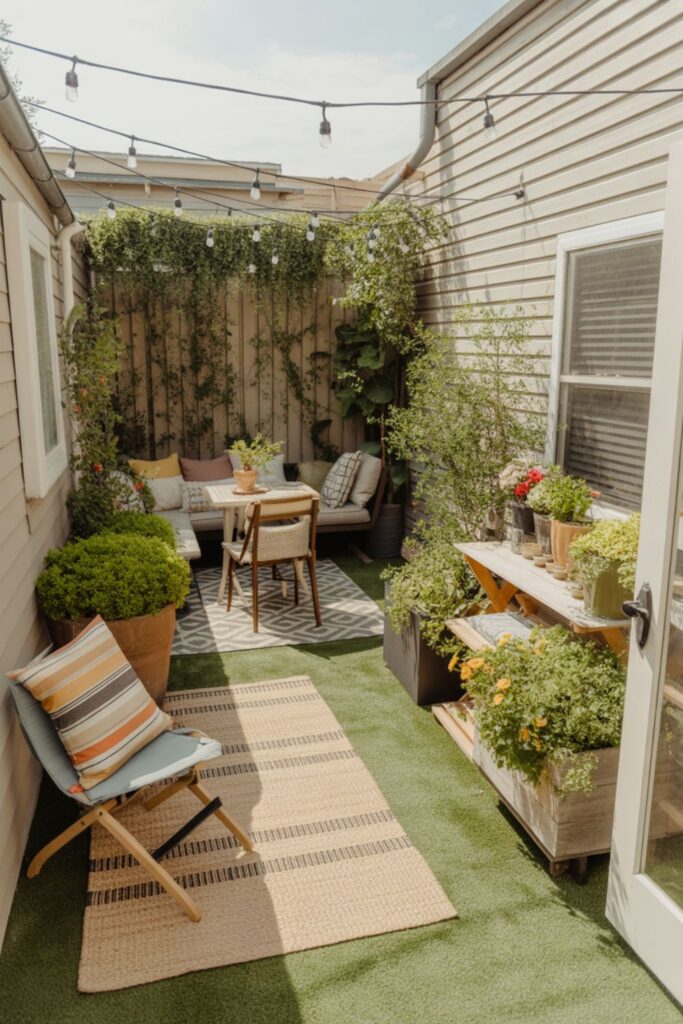 30+ Small Yard Outdoor Living Space Ideas 3 Creating Distinct Zones in Your Tiny Backyard