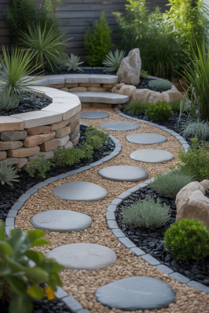 Small Garden With Rocks For Stunning Landscapes 3 Creating Pathways and Functional Elements