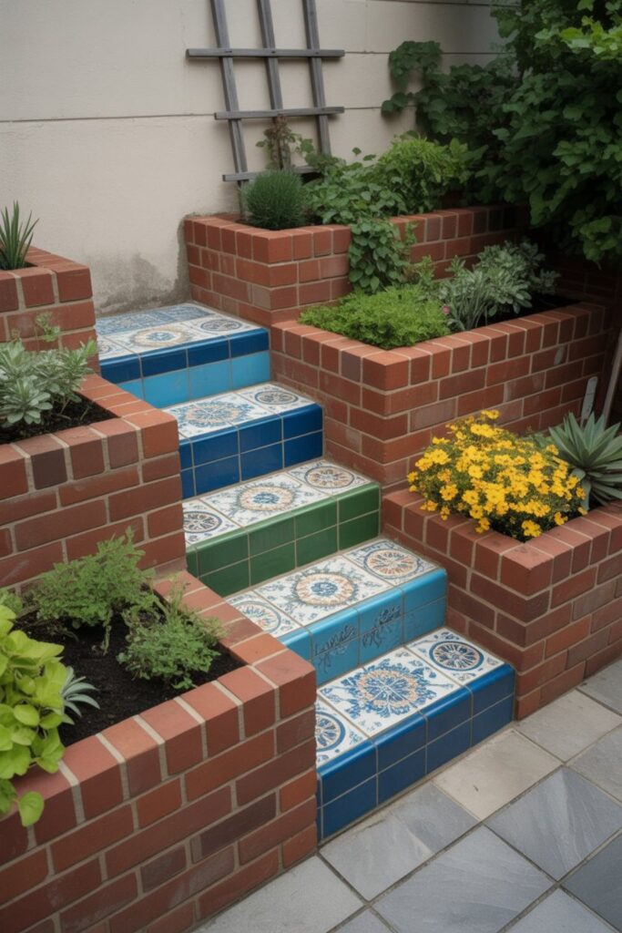 Cinder Block Flower Garden Ideas for a Colorful Outdoor Space 4 Creative Design Enhancements