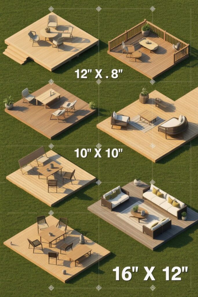 Deck Ideas for Small Backyards For stunning outdoor 2 Deck Size Guidelines for Different Small Spaces