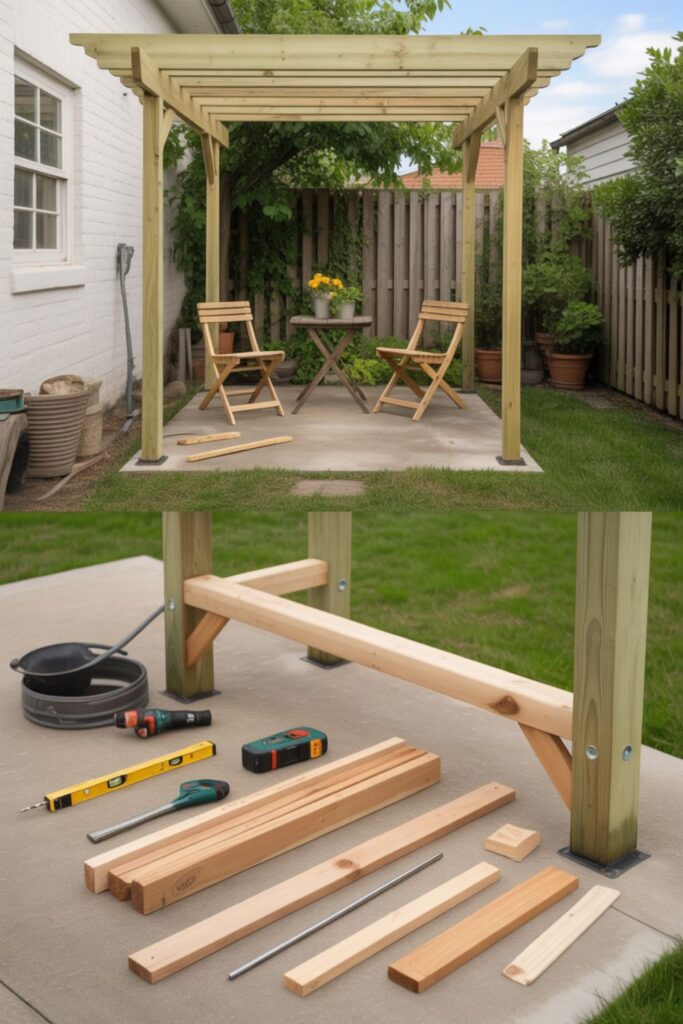 30+ Small Backyard Patio Pergola Ideas 3 Can You Really DIY a Small Pergola?