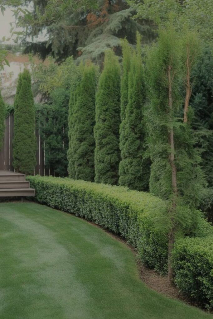 20+ Garden Ideas Trees For Strategic Tree Planting 3 Evergreen Trees for Privacy and Structure