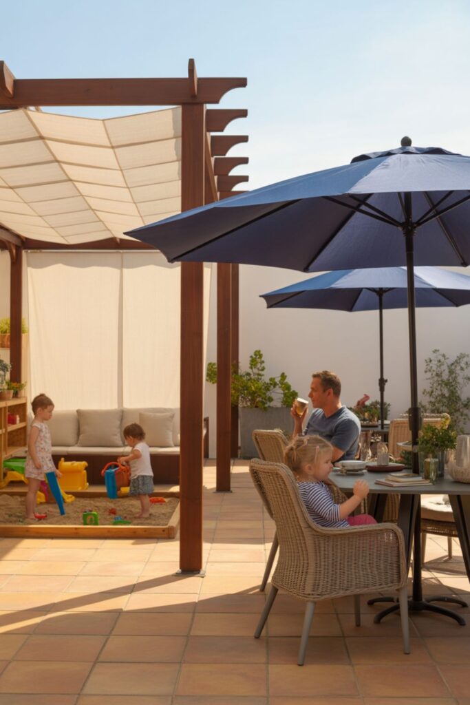 25+ Family Patio Ideas for Multi-Generational Spaces 4 How Much Shade Coverage Do Family Patios Need?