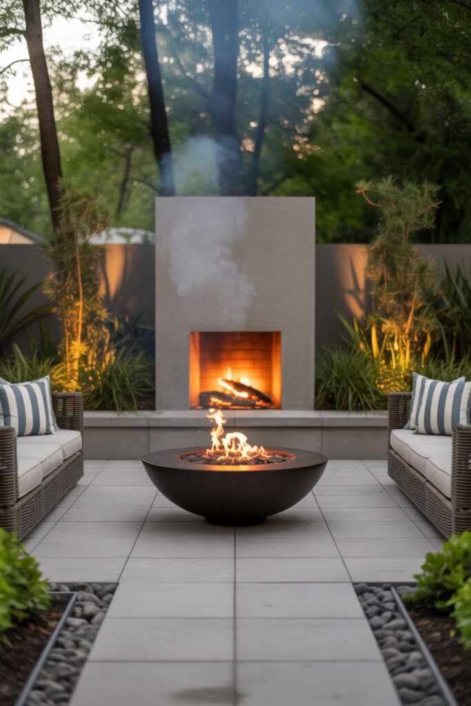 40+ Backyard Patio Inspiration Ideas For Relaxing Outdoor Spaces 3 Fire Features That Create Focal Points