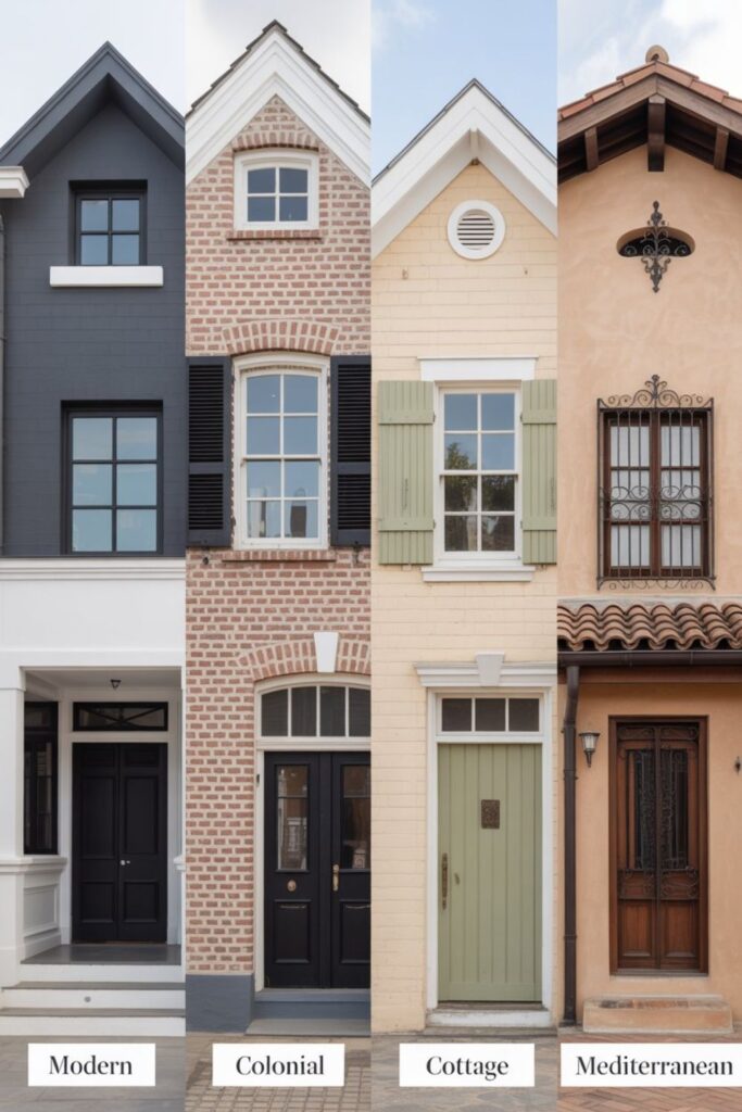 20+ Home Color Ideas Outdoors to Boost Exterior Curb Appeal 2 How to Choose Colors Based on Architectural Style