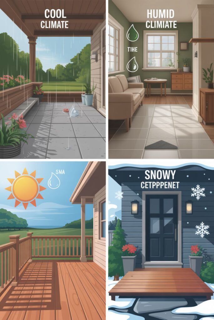 27+ Backyard Patio Flooring Ideas for Stunning Outdoor Spaces 2 How to Choose Flooring Based on Climate Conditions