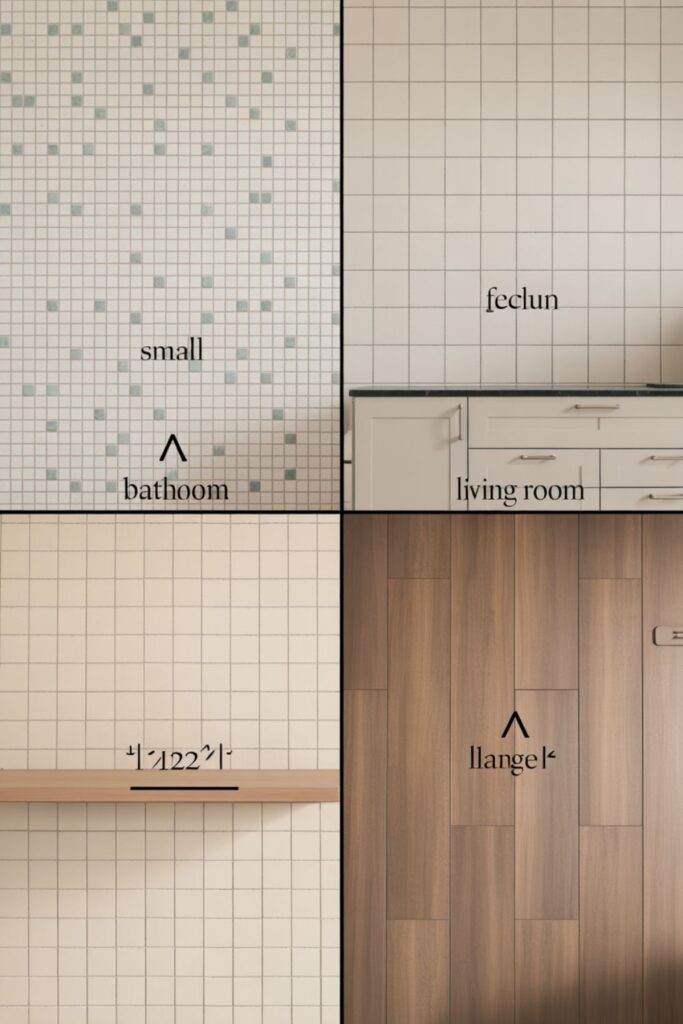 30+ Best House Tiles Design Ideas for Every Room 2 How to Choose Tile Sizes for Different Spaces