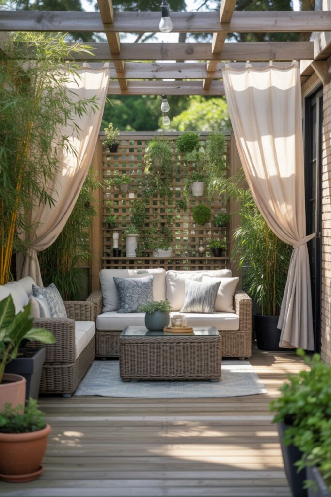 75+ best Patio Decorating Ideas to Transform Your Outdoor Space 3 How Do You Create Privacy on Open Patios?