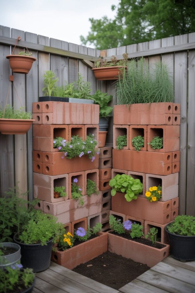 20+ Cinder Blocks Garden Ideas for Any Yard 3 give me image suggestion with slug with of this heading