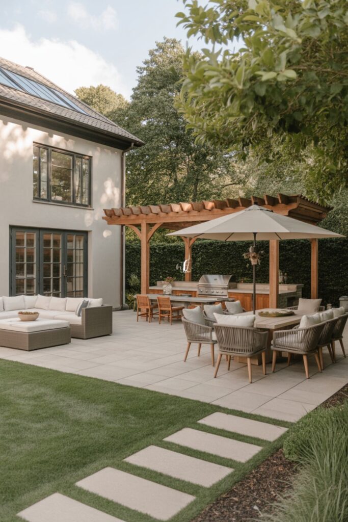 Patio Ideas Backyard for miraculous Space with Style 2 Large Backyard Patio Ideas for Expansive Spaces