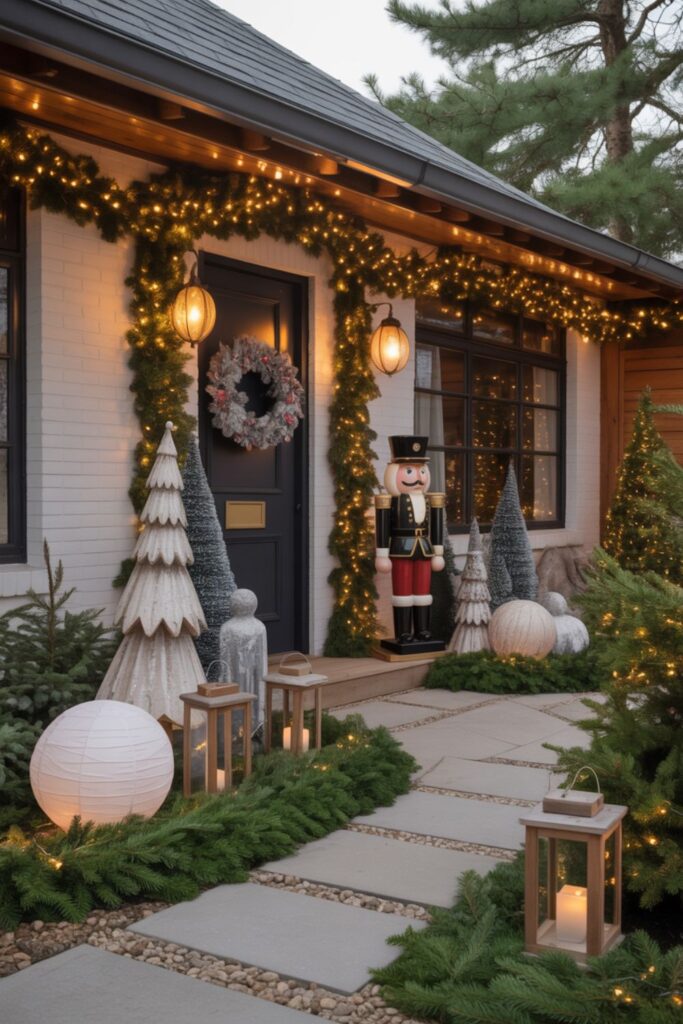 Best Christmas Front Garden Ideas for your remarkable home 5 What Are the Latest Trends in Christmas Front Garden Decorating?