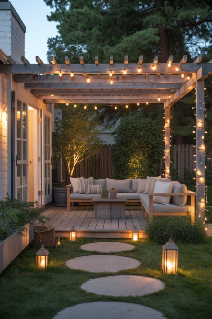 24+ Private Backyard Oasis Ideas For Yard into a Serene Retreat 4 What Lighting Enhances Privacy Without Sacrificing Ambiance?