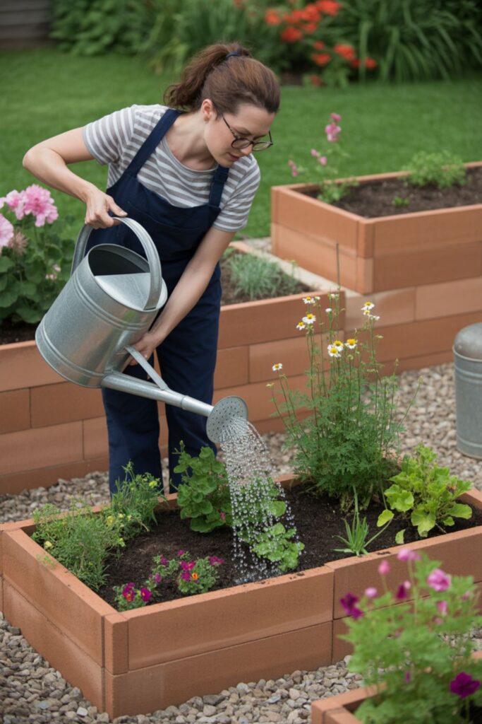 Outstanding Cinder Garden Ideas for a Unique Outdoor Space 5 Maintaining Your Cinder Block Garden