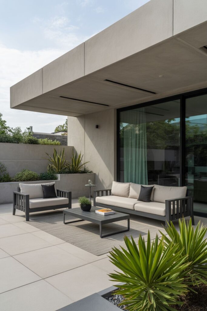 40+ Backyard Patio Inspiration Ideas For Relaxing Outdoor Spaces 5 Modern Contemporary Patio Aesthetics