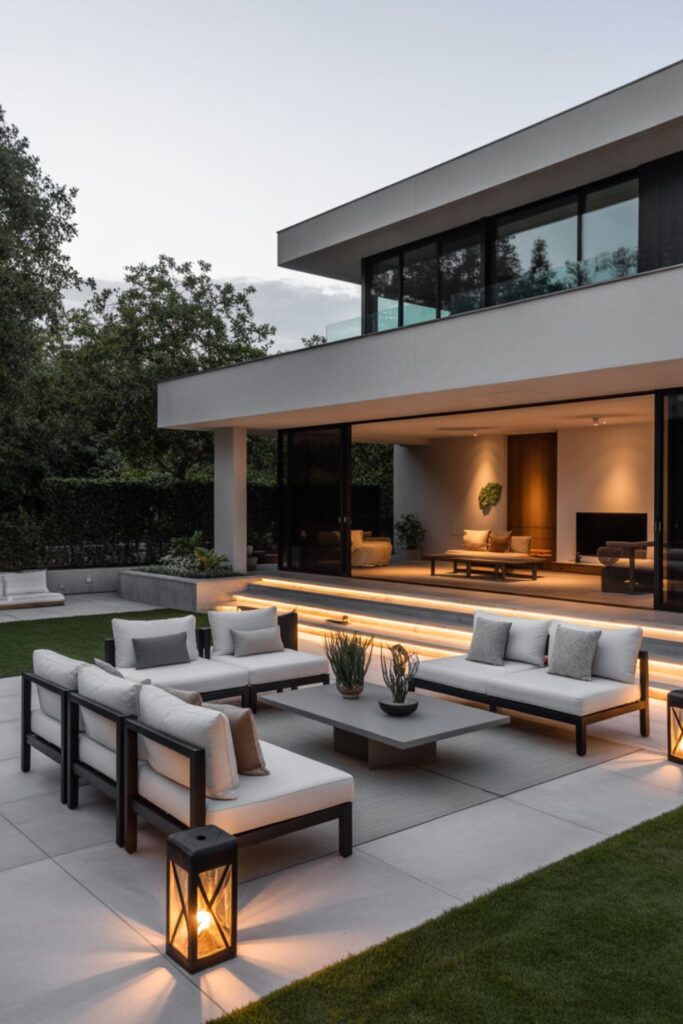 27+ Outdoor Living Space Ideas for a Backyard Retreat 4 Modern Outdoor Living Space Concepts