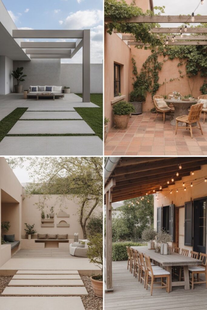 Best Outdoor Patio Designs for a Perfect Backyard Retreat 2 What Are the Most Popular Outdoor Patio Design Styles?