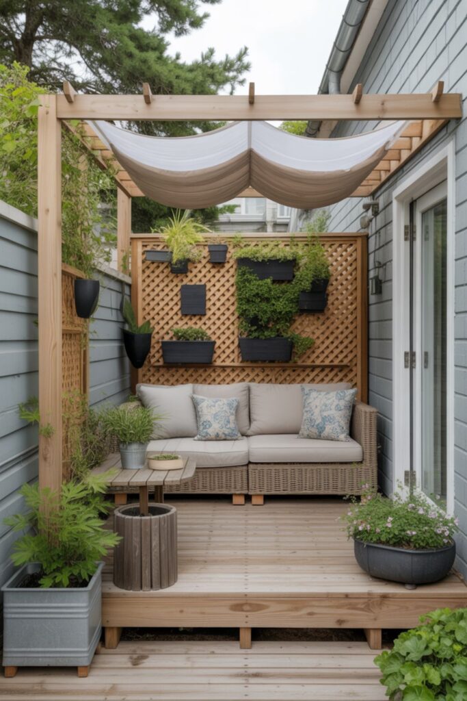 Deck Ideas for Small Backyards For stunning outdoor 5 Privacy Solutions for Small Backyard Decks
