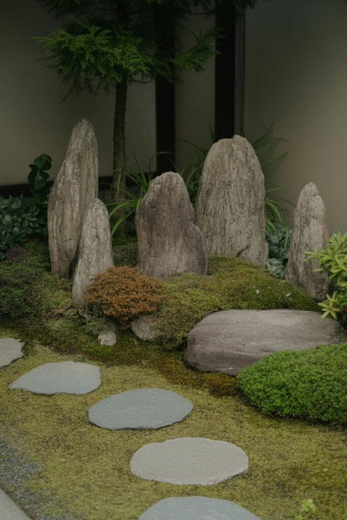 20+ Small Asian Garden Ideas for Tranquil Spaces 4 Rock and Stone Placement Techniques