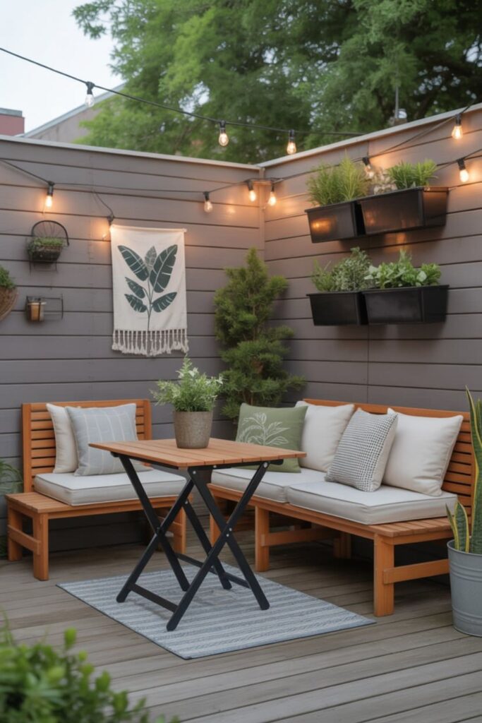 Outside Patio Ideas Design for a Beautiful and Relaxing Retreat 2 Small Patio Ideas That Maximize Every Inch