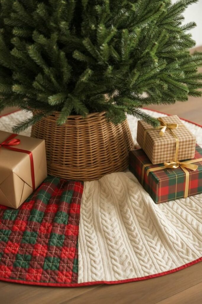Traditional Christmas Tree Guide: Timeless Holiday Elegance 4 What Tree Skirts and Bases Complete Traditional Christmas Trees?