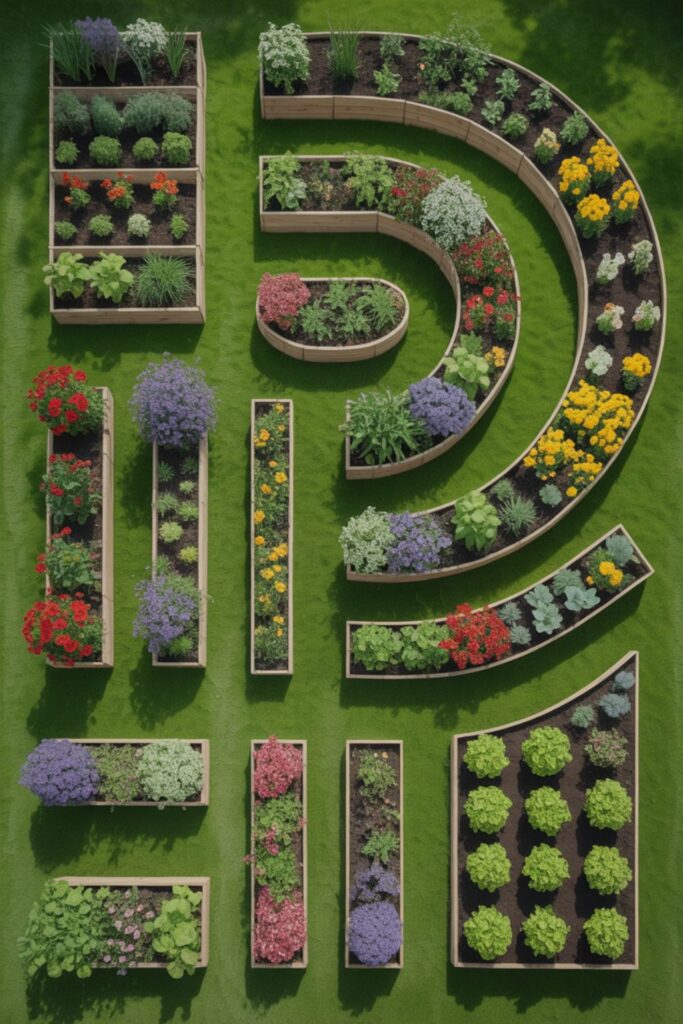Garden Layout Flower Design for Stunning Landscapes 2 Understanding Garden Bed Shapes and Sizes