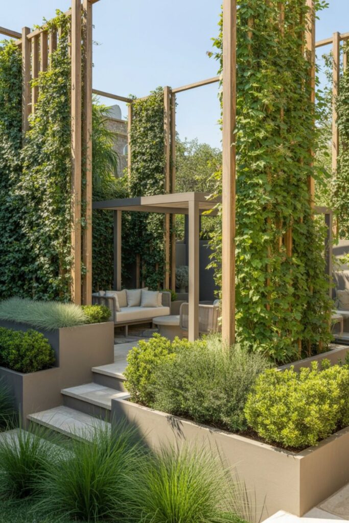 30+ Backyard Inspiration Ideas for a Dream Outdoor Space 5 How Do Vertical Elements Add Dimension to Backyards?