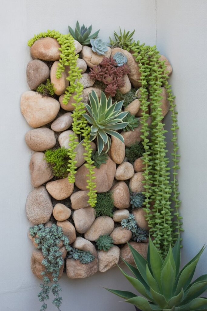 30+ Small Garden With Rocks Ideas to Transform Compact Spaces 5 Vertical Rock Garden Designs for Tiny Spaces