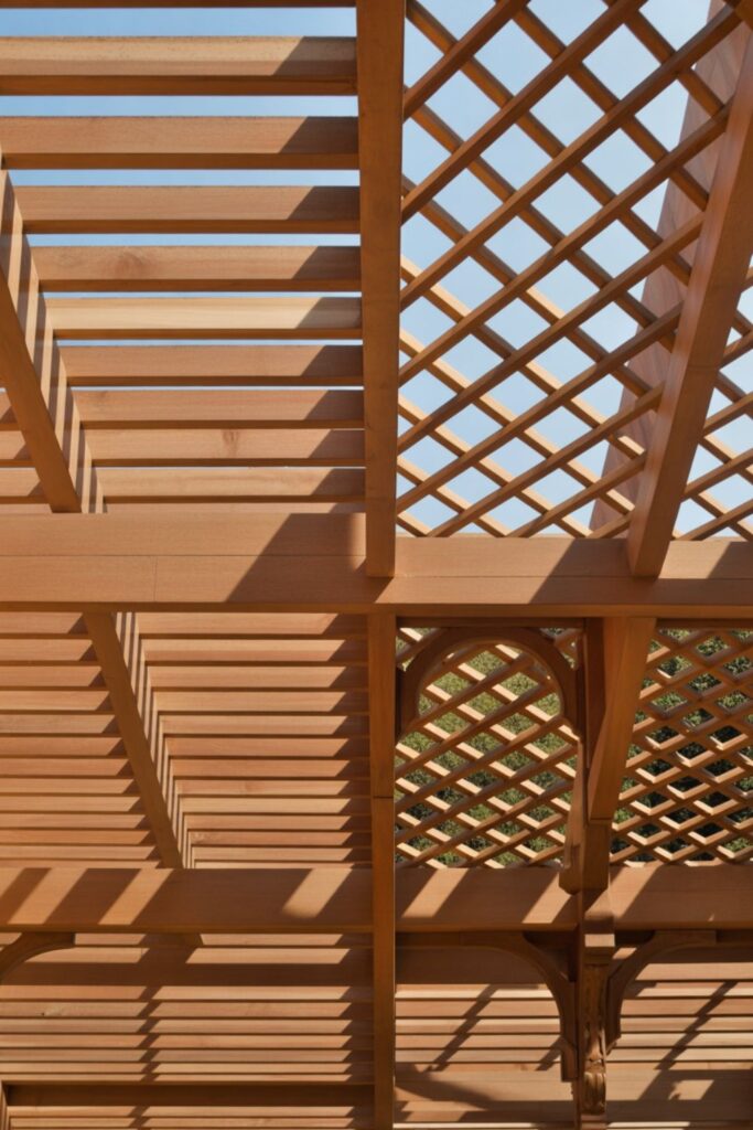 Square Pergola ideas for Modern Yards 2 Beam Configuration Options